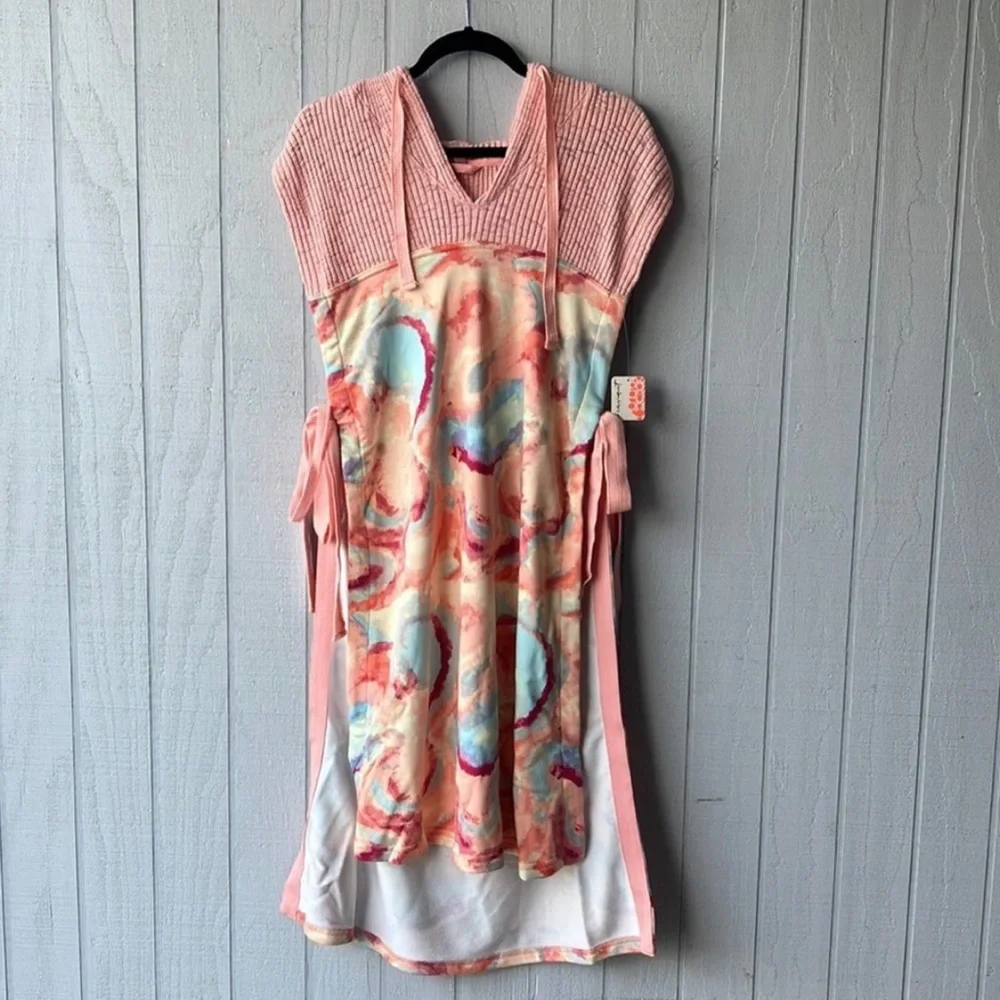 Free People All That Set Printed Multi 2 pc Top Pants Small - Picture 4 of 12